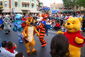 Disneyland theme park in Anaheim California